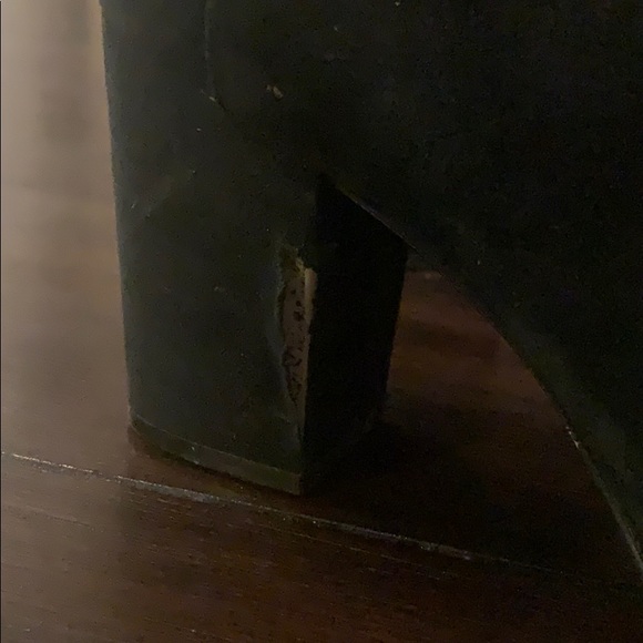 Black Suede Booties - Picture 3 of 3